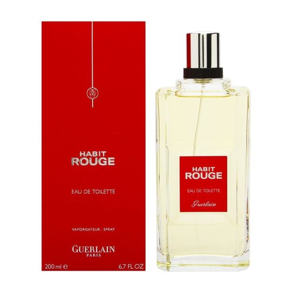 Guerlain Habit Rouge - Eau de Toilette, 200 ml