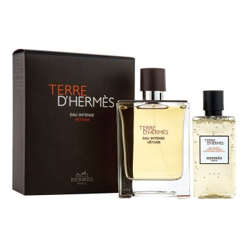 HERMES TERRE D'HERMES EAU INTENSE VETIVER (M) SET EDP 100 ml + HAIR&BODY SHOWER GEL 80 ml FR