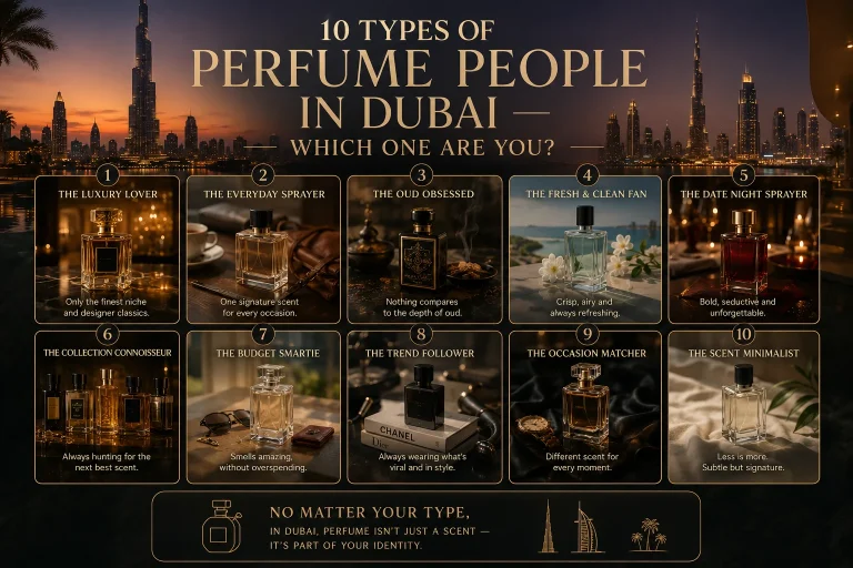 10 Types of Perfume People in Dubai — Which One Are You?