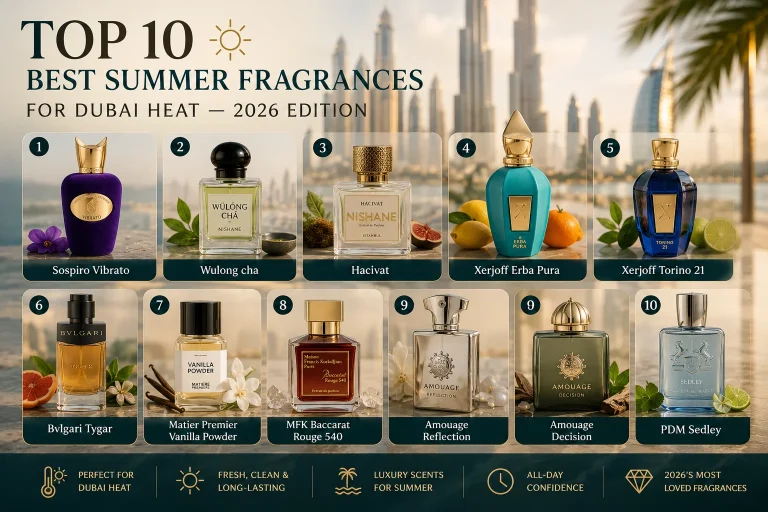 Top 10 Best Summer Fragrances for Dubai Heat — 2026 Edition